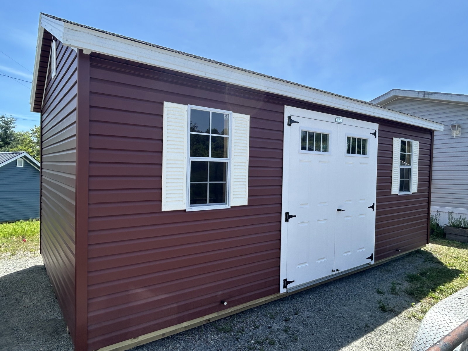 10x20 Vinyl Deluxe Gable Cottage