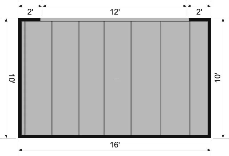 10x16 Animal Shelter - View 2