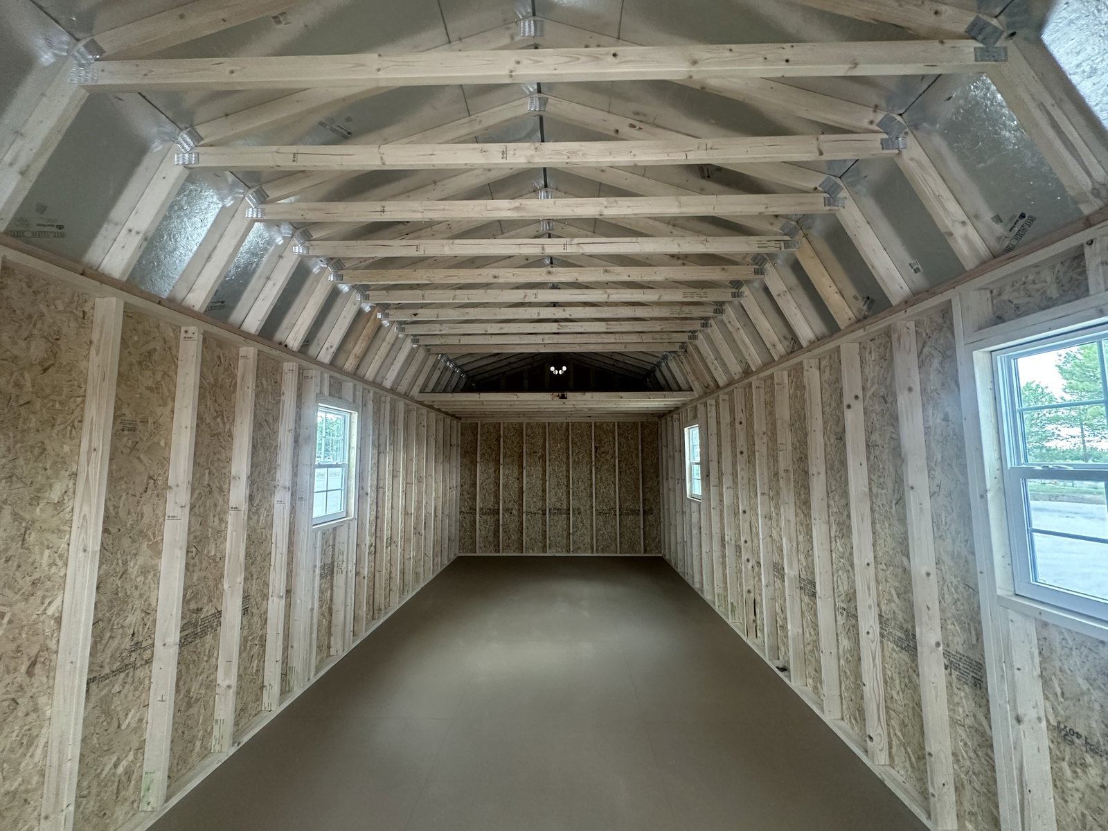 12x28x7 Western Barn - View 3