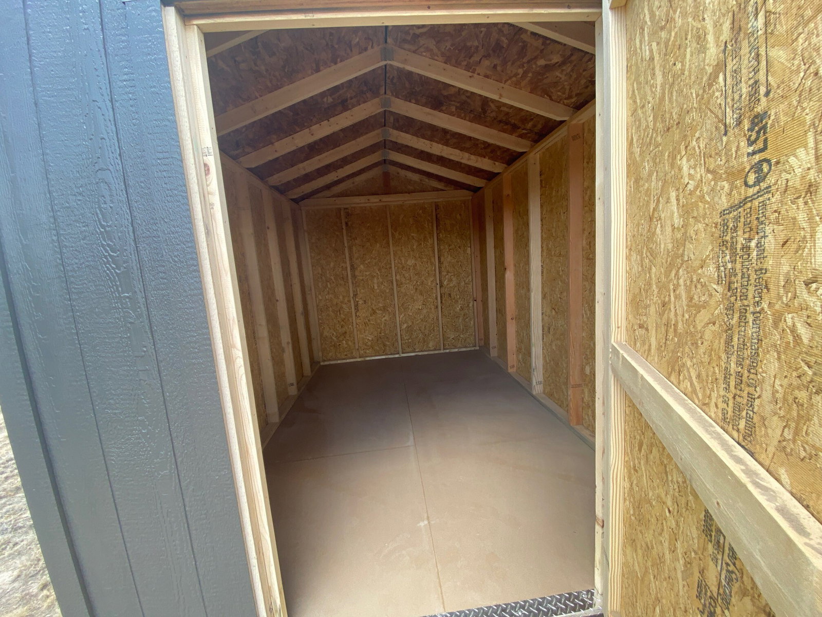 8x12 Economy Shed - View 2