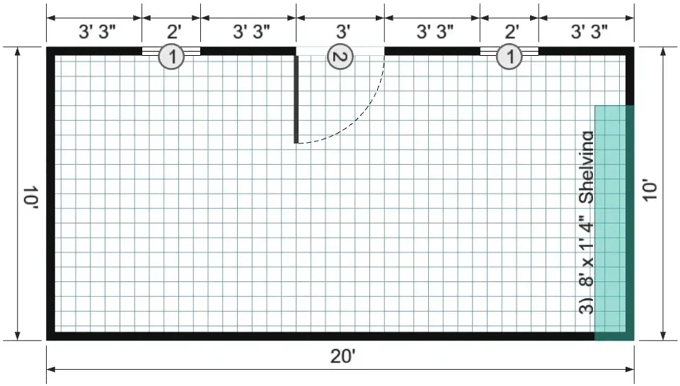 USED: 10x20x8 Garden Shed Max - View 10