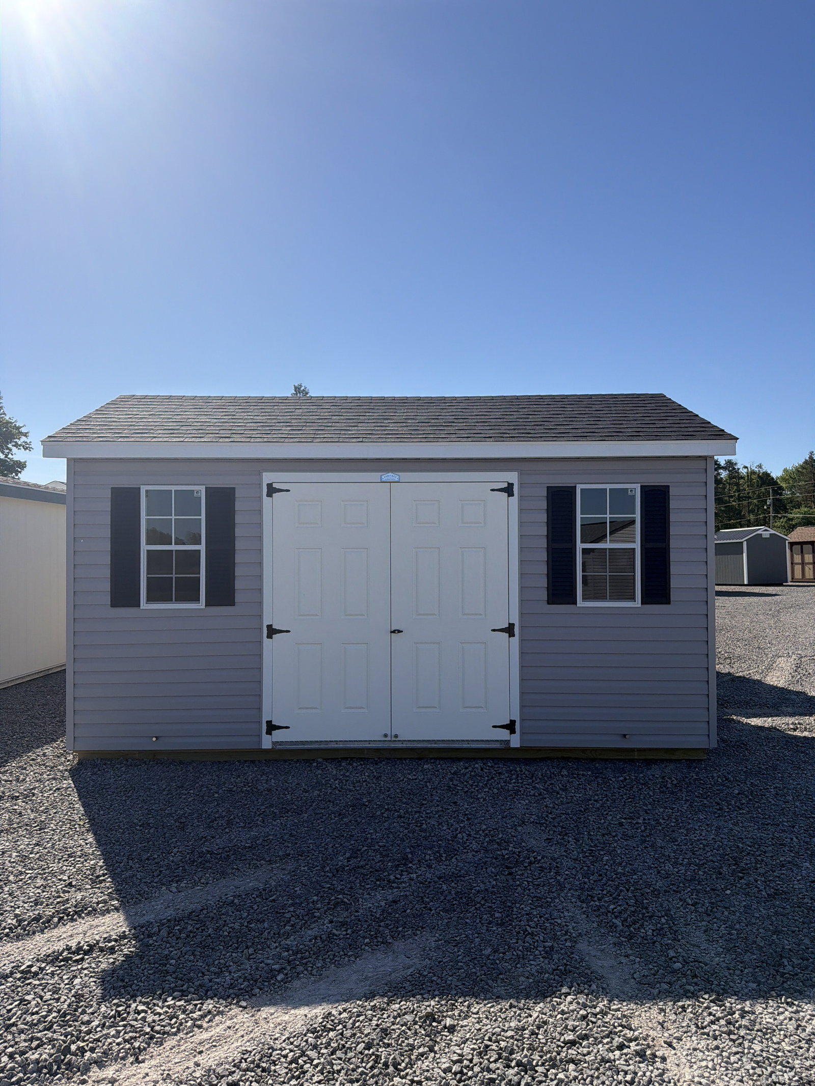 10x16 Vinyl Deluxe Gable Cottage