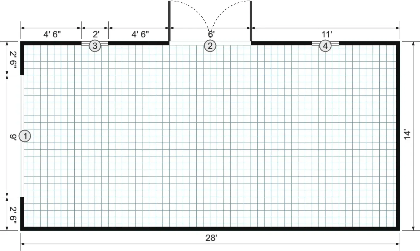 14x28 Deluxe Gable Garage - View 4