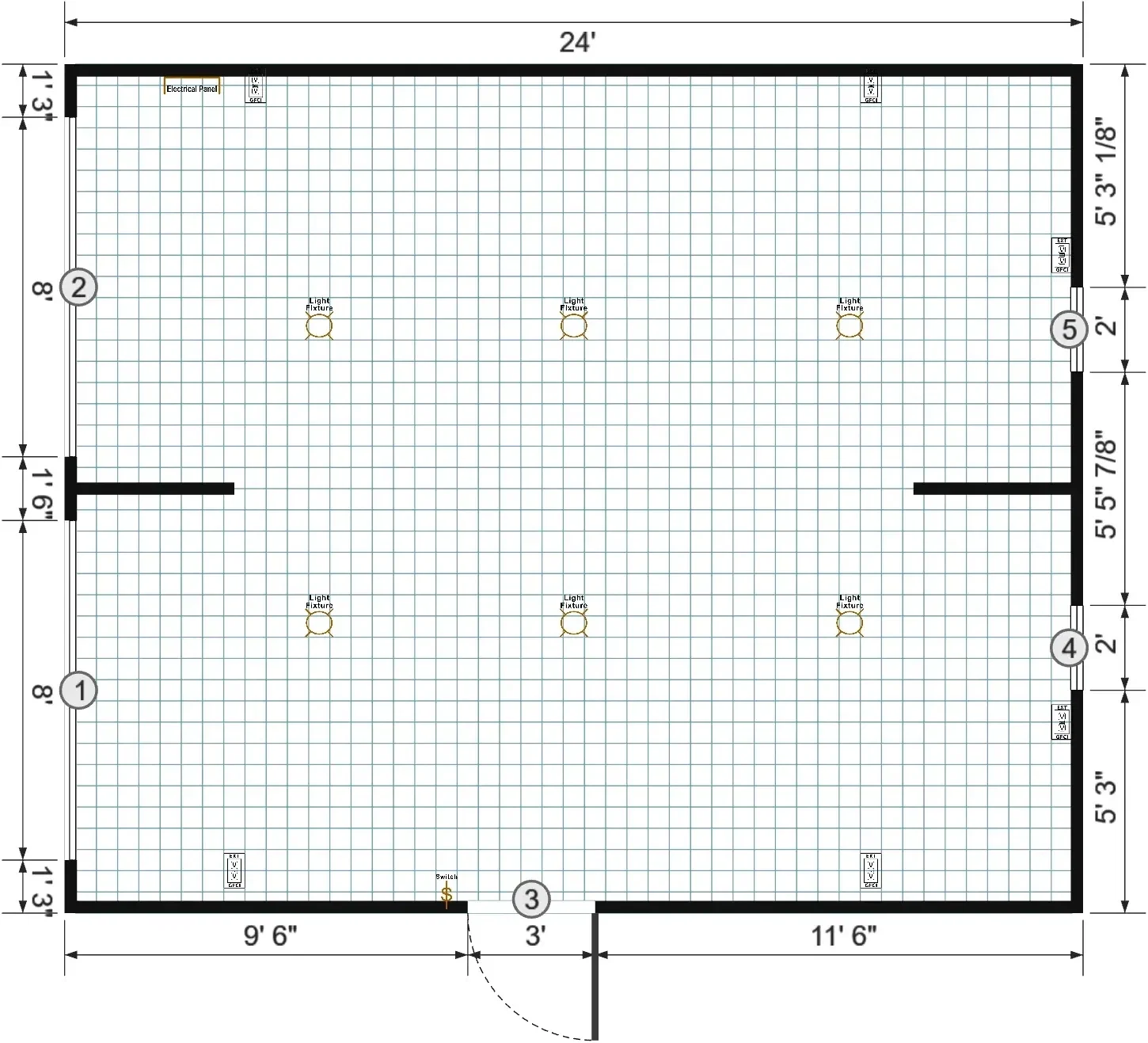 20x24 Double Wide Garage - View 2