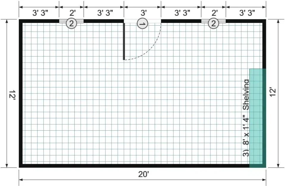 USED: 12x20x8 Garden Shed Max - View 4