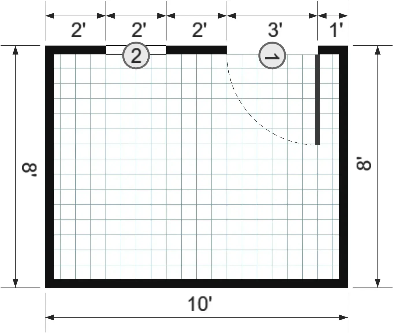 USED: 8x10x7 Frontier Shed - View 2