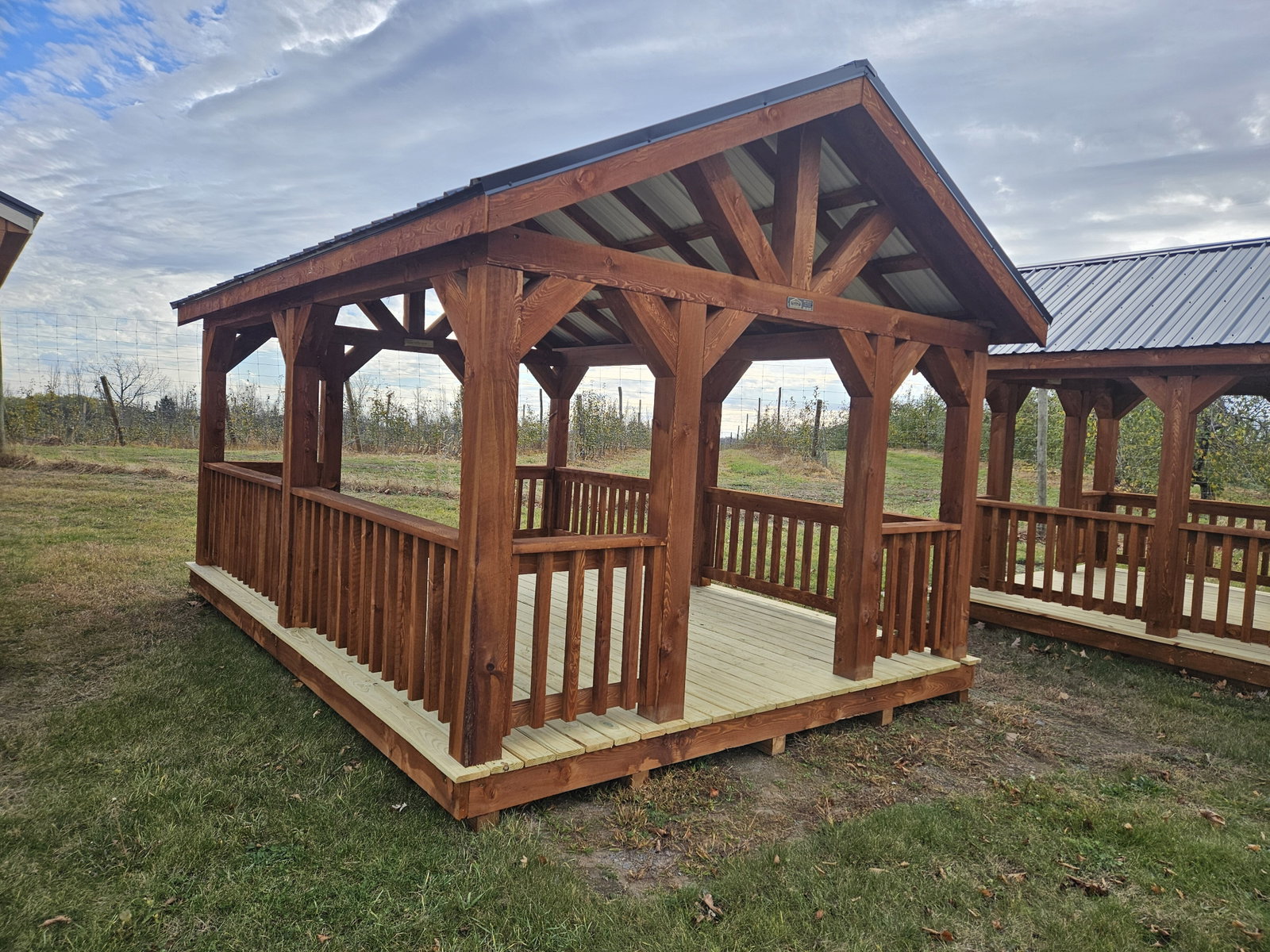 12x16 Rustic Pavilion - (No Warranty) - View 2