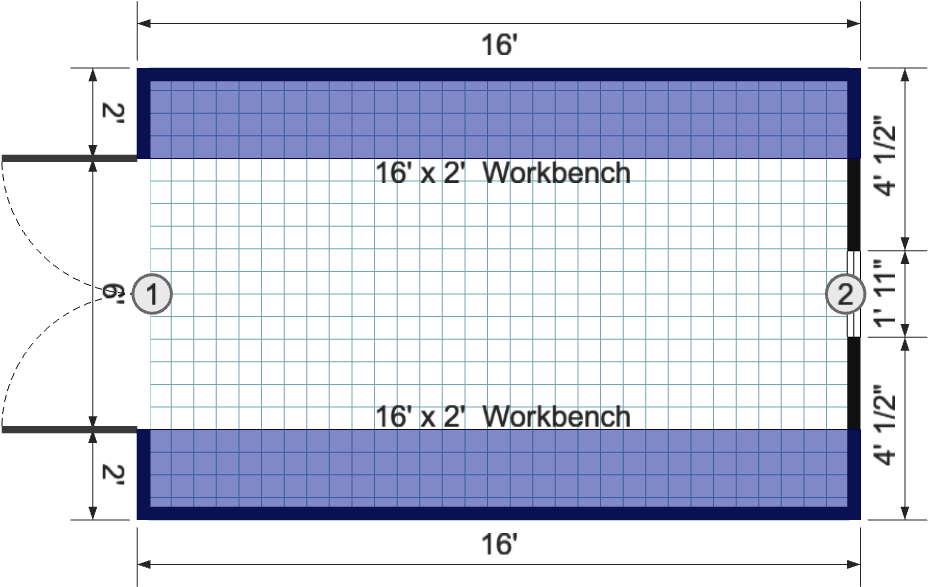 10x16x7 Frontier Shed - View 5