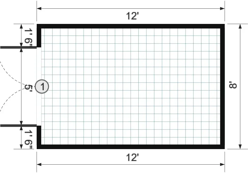 8x12 Utility Shed - View 5