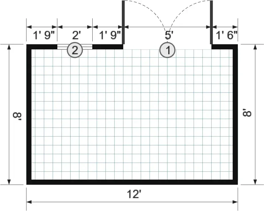 8x12x6 Utility Shed - View 2