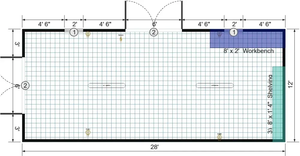 USED: 12x28x8 Garden Shed Max - View 5