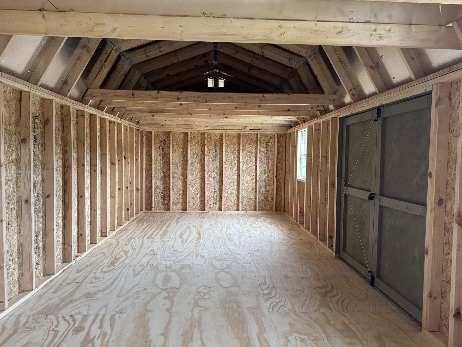 12x28x6 Lofted Barn Max - View 8