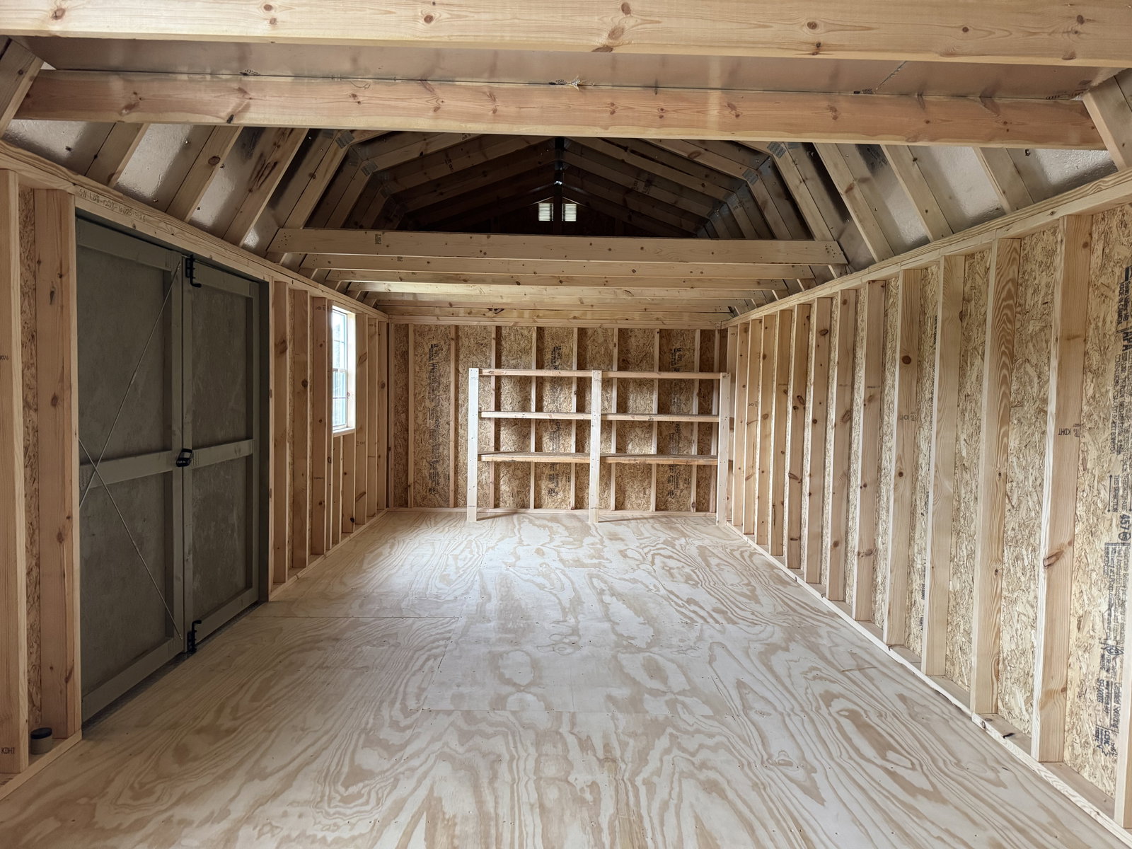 12x28x6 Lofted Barn Max - View 7
